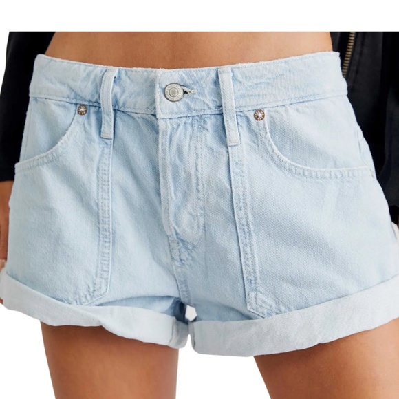 Free People Pants - 🚫SOLD🚫Free People Beginners Luck Slouch Shorts Size 27
